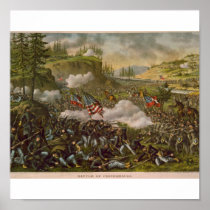 Battle of Chickamauga, published circa 1890 Print