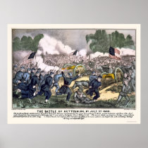 Battle of Gettysburg by  1863