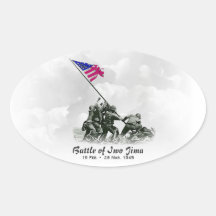 Battle of Iwo Jima Stickers