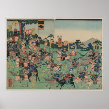 Battle of Kawanakajima Print