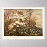 Battle of Lookout Mountain by Kurz & Allison 1863 posters