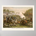 Battle of Opequan by Kurz and Allison 1864 posters