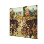 Battle of Poitiers, from Froissart's Chronicle Canvas Prints