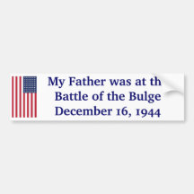 Battle of the Bulge Bumper Stickers