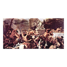 Battle Of The Centaurs And Lapiths By Ricci Photo Cards