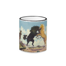 Battle Of The Stallions Mug