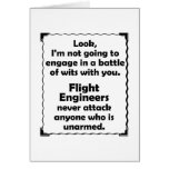 Battle of Wits Flight Engineer Greeting Cards