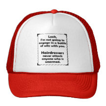 Battle of Wits Hairdresser Mesh Hats