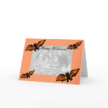 Batty  Halloween template card