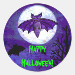 Batty, Happy Halloween! Sticker