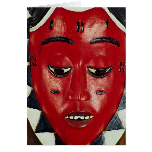 Baule mask, Ivory Coast Cards