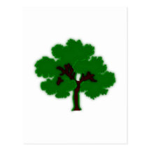 Baum Eiche oak tree Postkarten