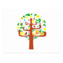 Baum tree postkarte