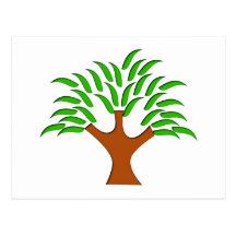 Baum tree postkarte
