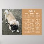 Bauwk ... Pug Dog 2011 Calendar Posters
