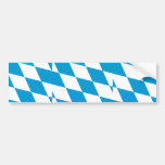 Bavaria (Lozengy), Germany flag Bumper Stickers