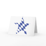 bavaria oktoberfest star greeting card