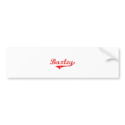 Baxley Georgia Classic Design Bumper Sticker by cityshirt