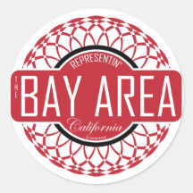 Bay Area Round Sticker