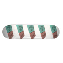 Bay as Ba Barium and Y Yttrium Skate Board Decks