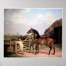 "Bay Ascham", A Stallion led to a Mare, 1804 Posters