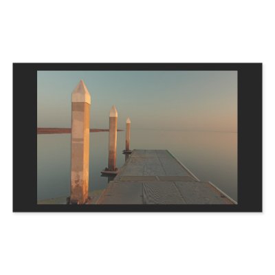 Bay at Dawn 1 Sticker by mikes_photo_designs