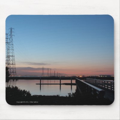 Bay Before Dawn Mousepad by mikes_photo_designs