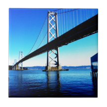 Bay Bridge Northern California San Francisco Tiles