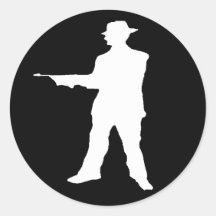 Bay$hore Mafia Round Stickers