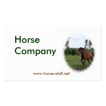 Bay Horse Business Card business cards