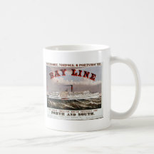 Bay Line - The Great Through Line Coffee Mugs