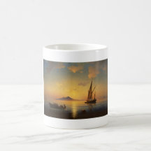 Bay of Naples Ivan Aivazovsky seascape waterscape Mugs
