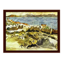 Bay Of Tangier In Morocco Post Cards
