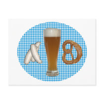 bayerische Brotzeit Postkarte