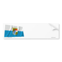 Bayern / Bavaria Flag with Arms Bumper Stickers