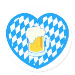 Bayern Bavaria Herz Bier heart beer Aufkleber