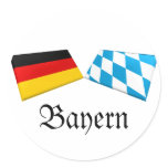 Bayern, Germany Flag Tiles stickers