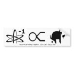 Bayesian Probability Simplified bumper stickers
