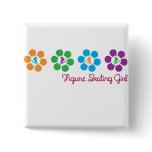 Bayflower Figure Skating Pinback Buttons