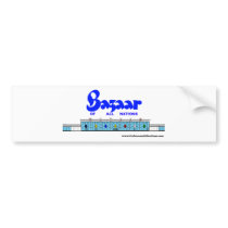 Bazaar Exterior Circa 1960 Bumper Sticker