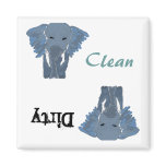 BB- Funny Elephant Dishwasher Magnet