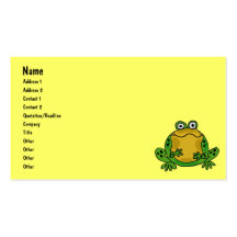 BB- Funny Frog Business Cards