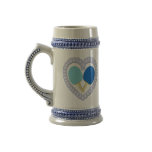 BB Ping Pong Paddle Heart Coffee Mug
