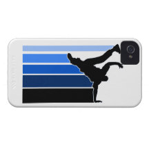 BBOY gradient blu/blk iPhone 4 case
