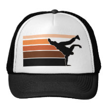 BBOY gradient orgn blk hat