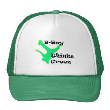 BBOY Thinks Green Cap Trucker Hat