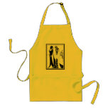 BBQ Apron: Illustration by Aubrey Beardsley