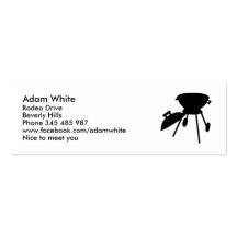 BBQ barbecue Business Card Templates