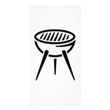 BBQ barbecue Custom Photo Card