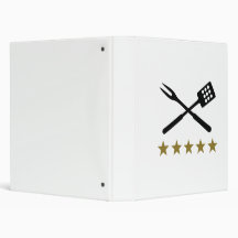 BBQ barbecue Cutlery 3 Ring Binder